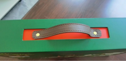 Manufacturer Produces Gift Box Leather Handle Pu Leather Handle with Leather Handle Pu Satchel Genuine Leather Bag with Leather Rope Hand Strap