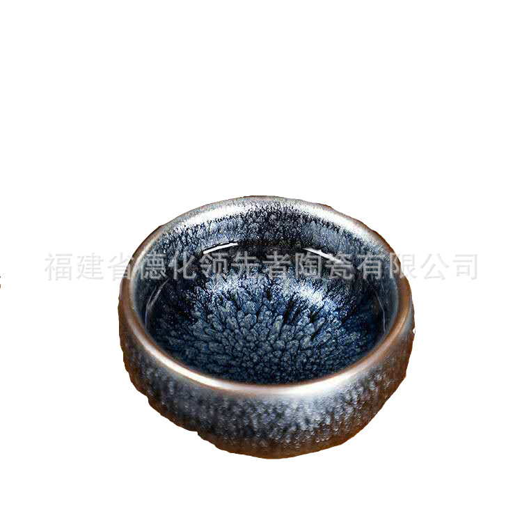 Hand-made traditional Baihua Jianzhan raw ore glaze iron tire home Tea Bowl Kung Fu Tea Cup personal tea cup factory wholesale