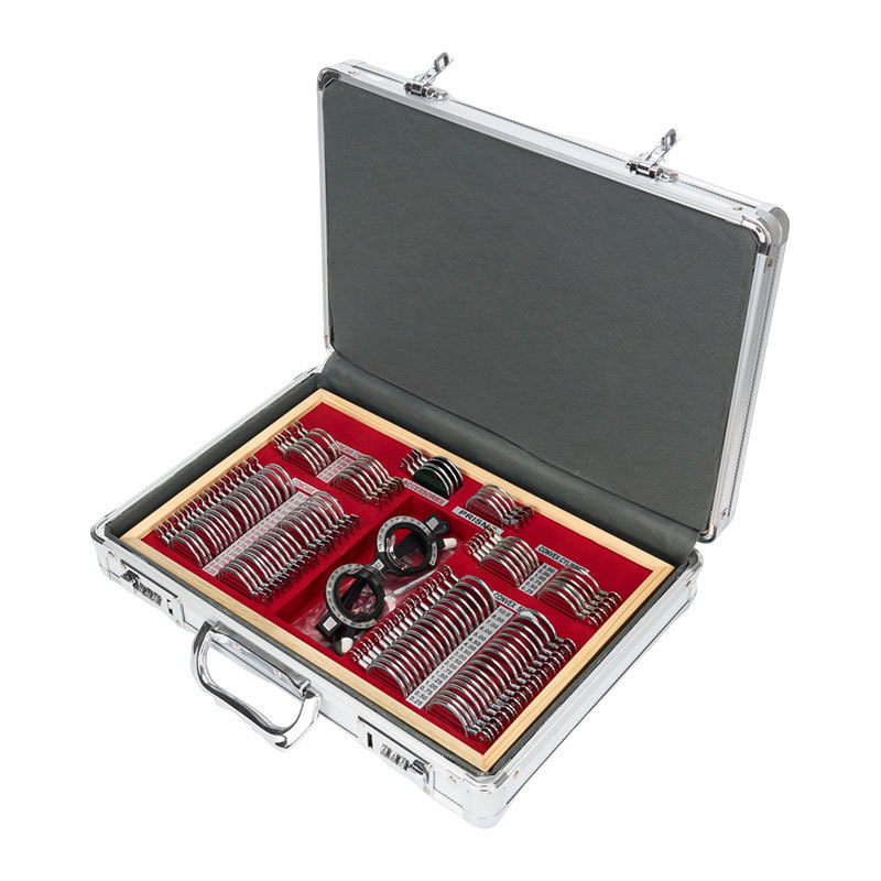 Optometry Lens Box Js-104 Export Metal Insert Box Trial Lens Box Glasses Metal Ring Optometry Insert