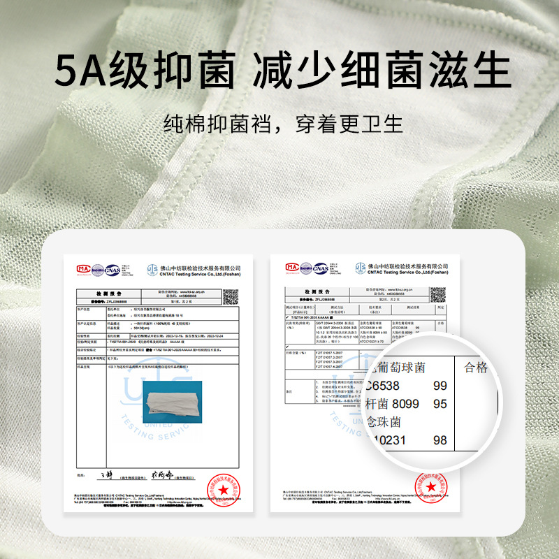 5A Antibacterial Pregnant Women's Underwear Women's Modal Middle and Late Pregnancy Cotton Crotch Mid-Waist Abdominal V-Shaped Trousers