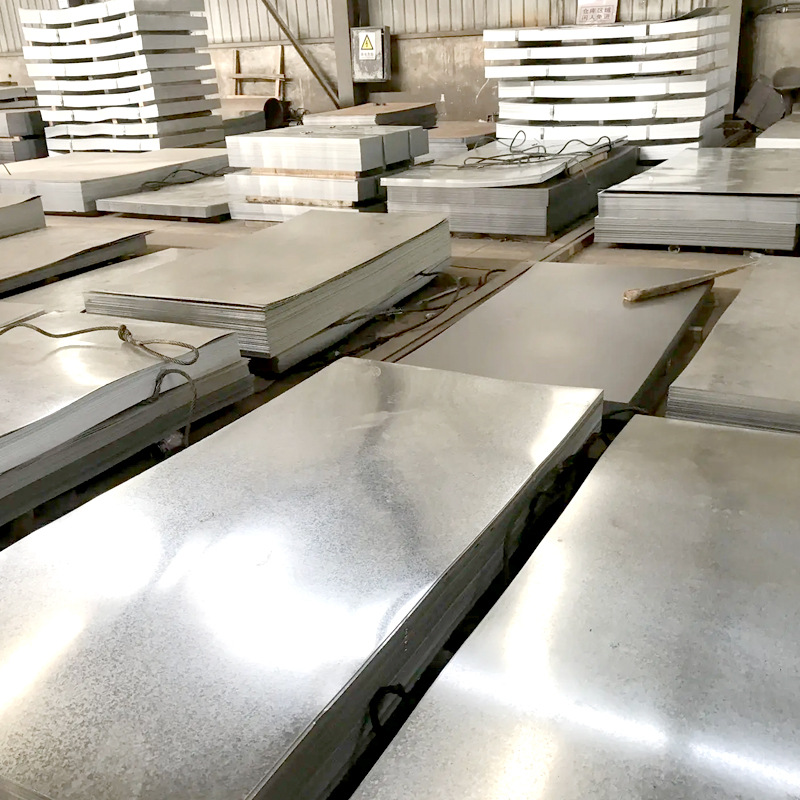 Manufacturer's Galvanized Plate with Flowers, Flower-Free, Hot-Dip Galvanized, White Iron Sheet, Galvanized Steel Plate, Flat and Cutting, Custom Processing of High Zinc