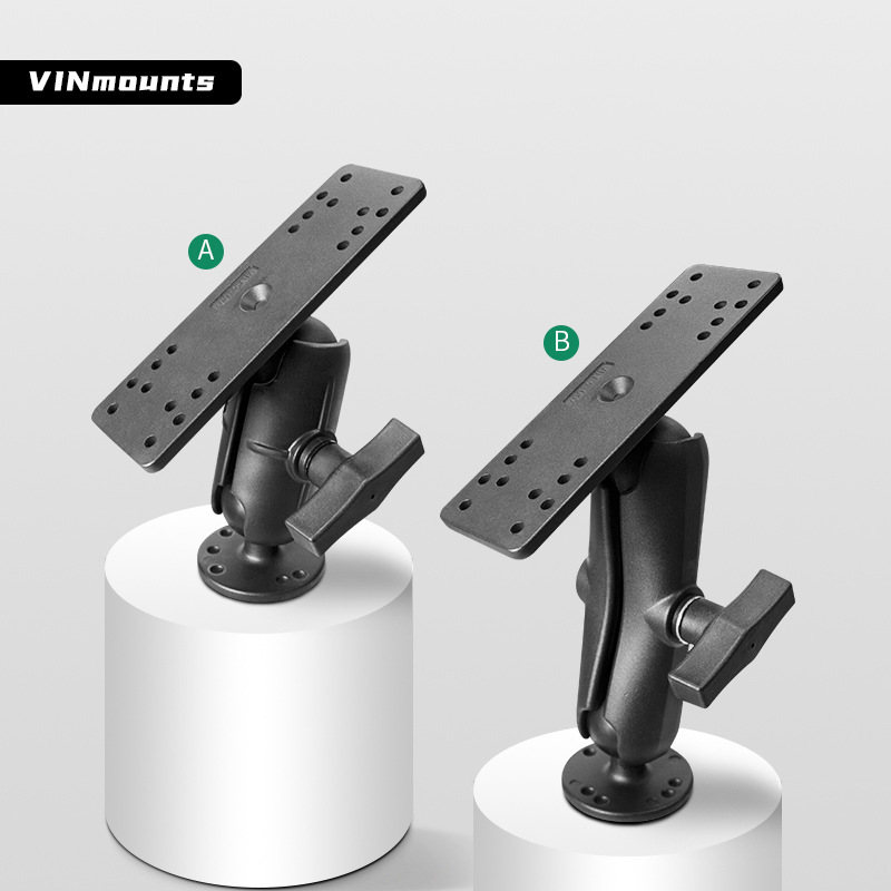 VIN kayak boat fish finder bracket aluminum alloy porous position compatible with Jiaming Lawrence fish finder bracket