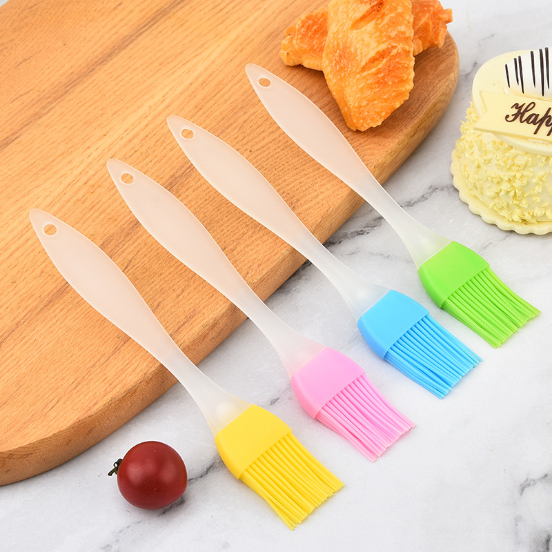 Silicone Oil Brush Small Split Barbecue Brush Kitchen Household Seasoning Brush High Temperature Resistant Baking Brush Cake Oil Brush