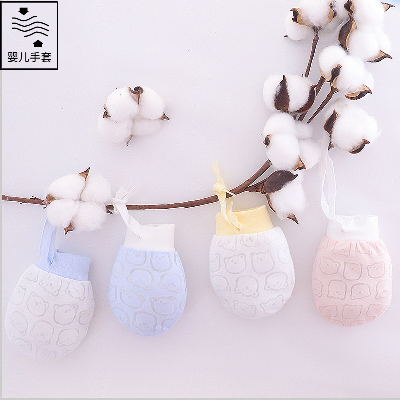 Перчатки для новорожденных, антицарапин, сетчатые, тонкие, дышащие