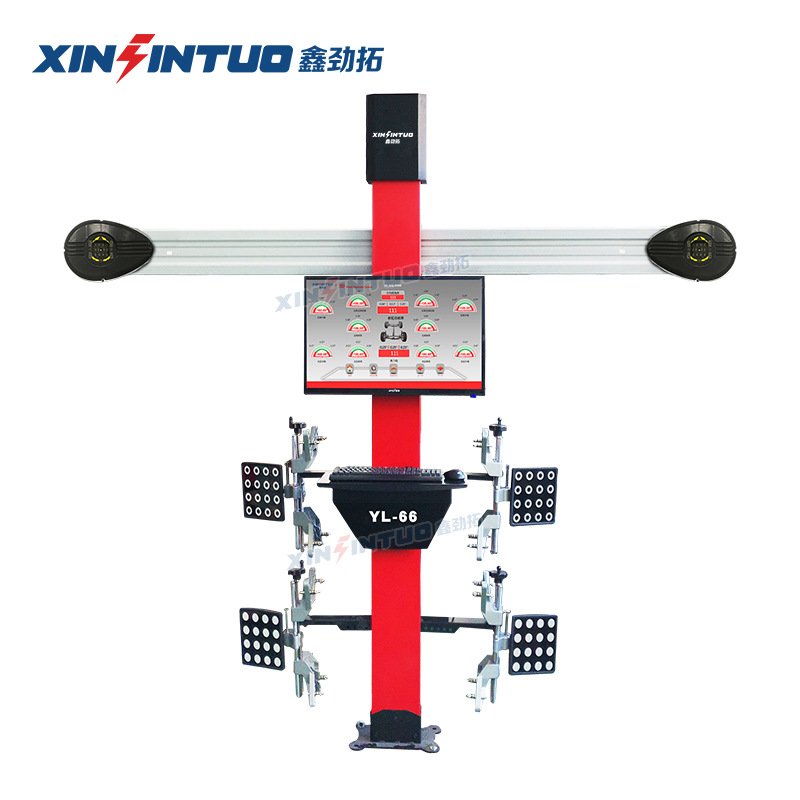 Jintuo 3D Four-Wheel Locator Four-Column Lift Lift Car Tire Positioning Repair Equipment Complete Set