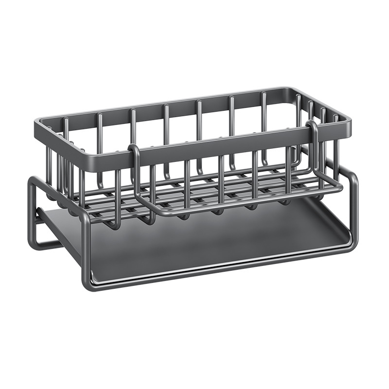 Kitchen Rack Sponge Rack Dishwashing Liquid Storage Rack Rag Rack Sink Drain Rack Drain Basket Countertop