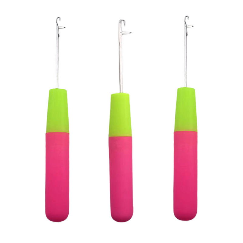 Пластиковый крючок с язычком, инструмент для вязания с крючком