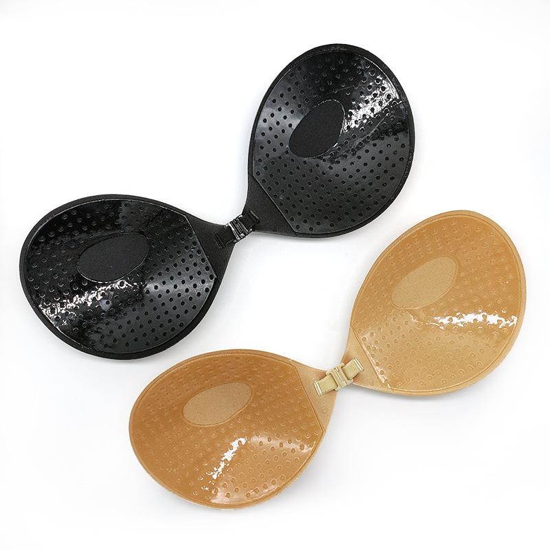 Invisible Bra Pads, Thickened and Gathered, Breathable Round Comfortable Strapless Seamless Invisible Bra Pads