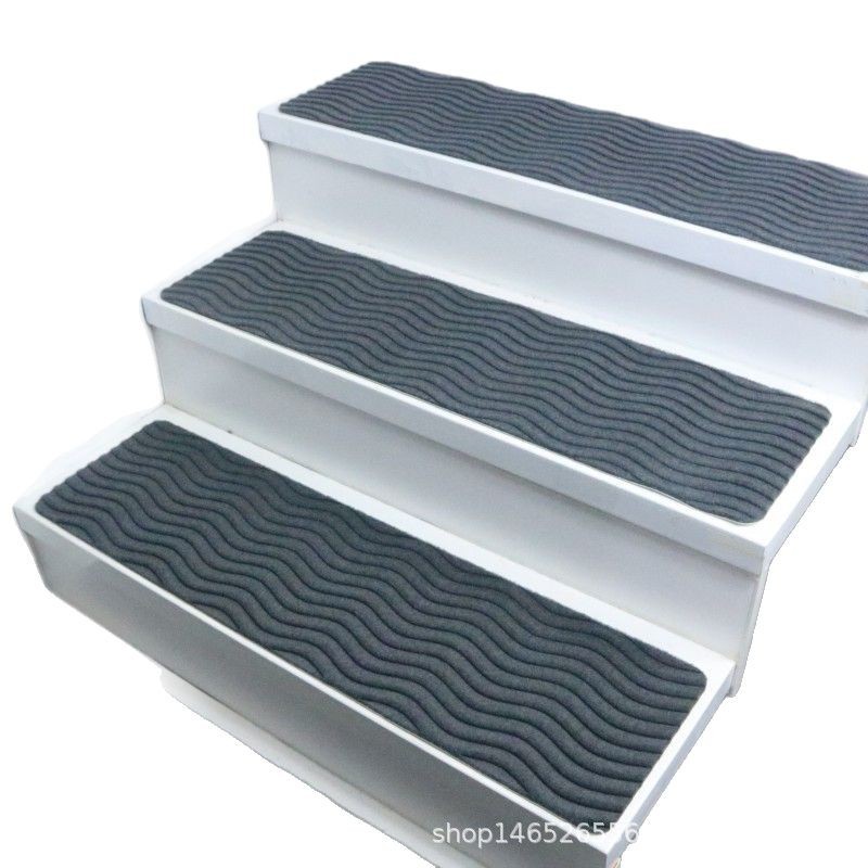 Cross-border Amazon Special Solid Wood Stair Step Mat Non-slip Mat Household Marble Stair Carpet Adhesive-free Self-adhesive