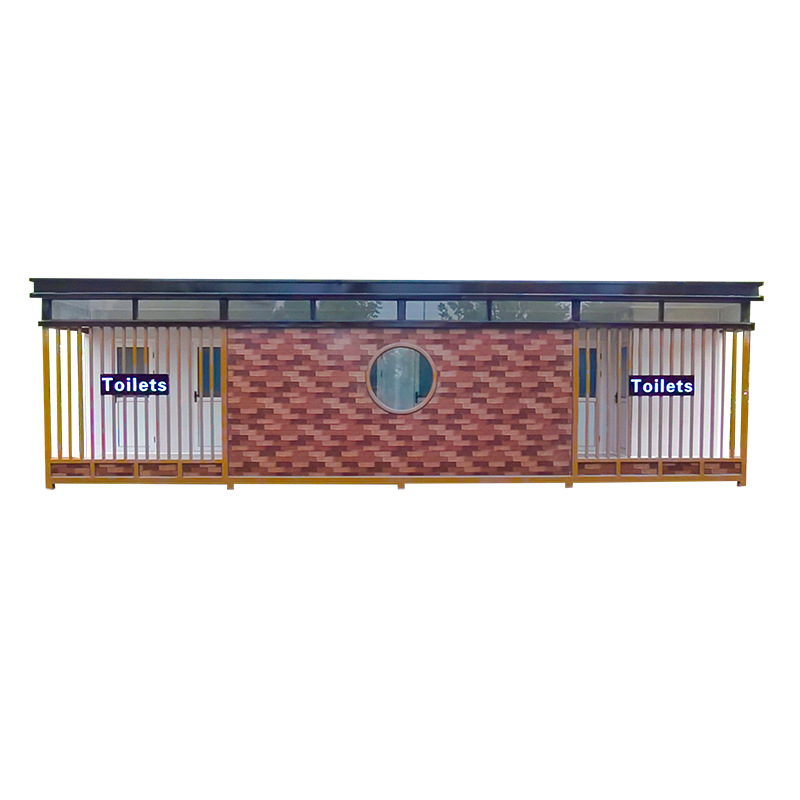 Outdoor Finished Toilet and Shower Integrated Room Ecological Environmentally Friendly Mobile Bathroom Sanitation Scenic Area Mobile Toilet Squatting Toilet