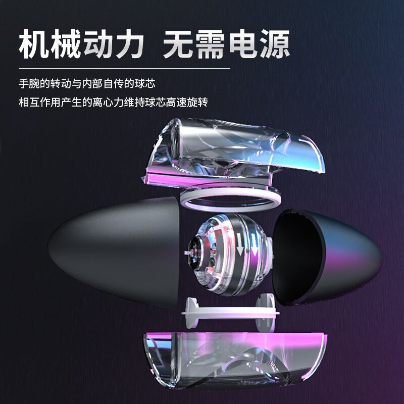 Wrist Ball 100 Men's Fitness 60kg Refined Arm Grip Self-starting Metal Professional Mute Universal Centrifuge