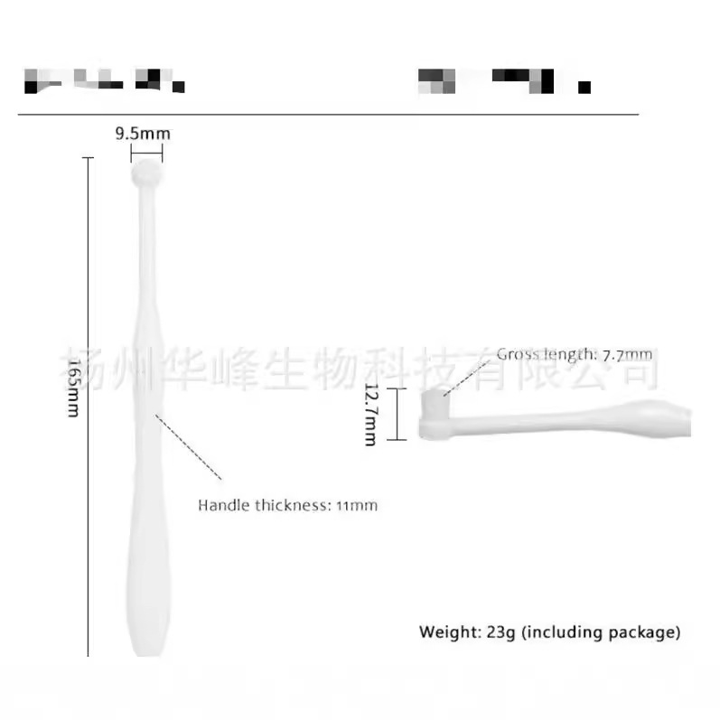 Orthodontic toothbrush single bundle brush flat head soft brush interdental brush interdental brush pet toothbrush single head ten thousand brush