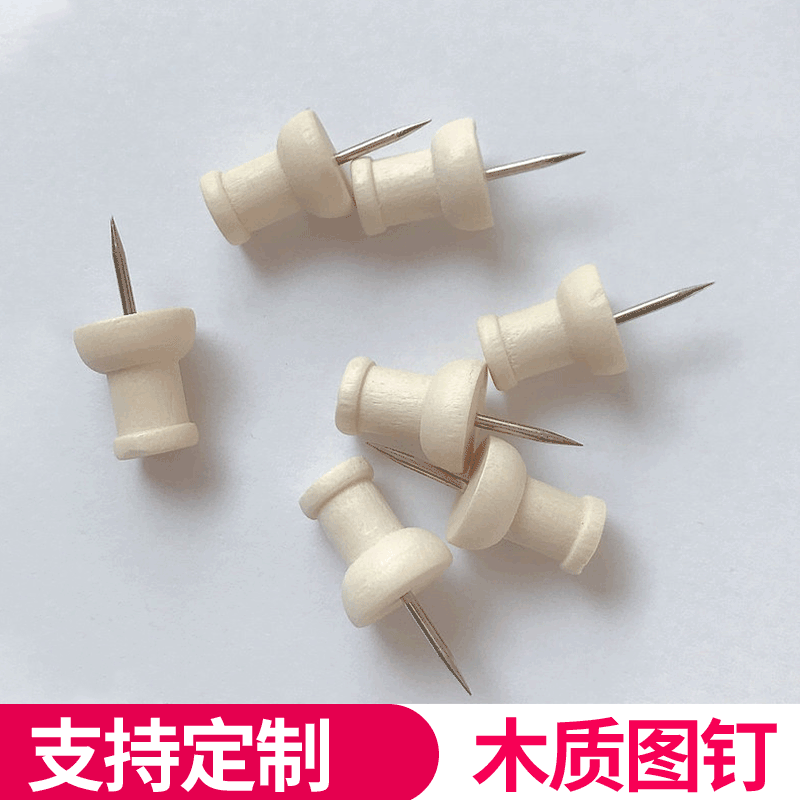 Деревянные булавки I-образной формы для офиса, художественные принадлежности, пробковая доска, деревянные булавки