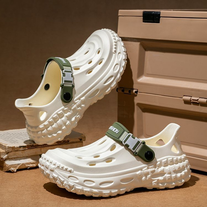 Dropshipping New Men's Mesh Shoes, Clogs, Non-Slip, Quick-Drying, Breathable, Lightweight Eva-Soled Outdoor Sports Sandals