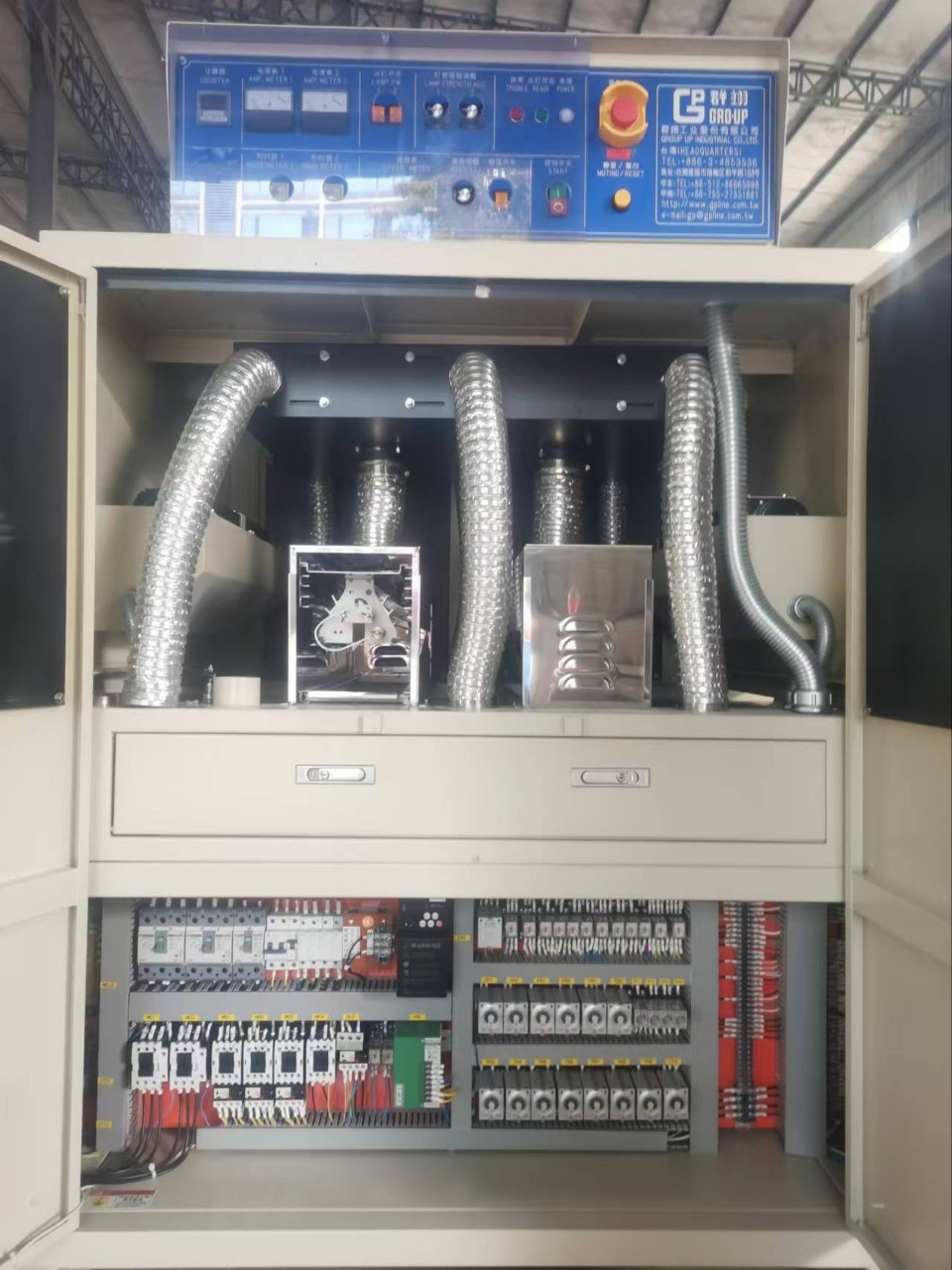 Transfer Used 90% New 2-Lamp Uv Curing Machine Size Length 2.2m Width 0.7, Digital Transformer Power 9Kw