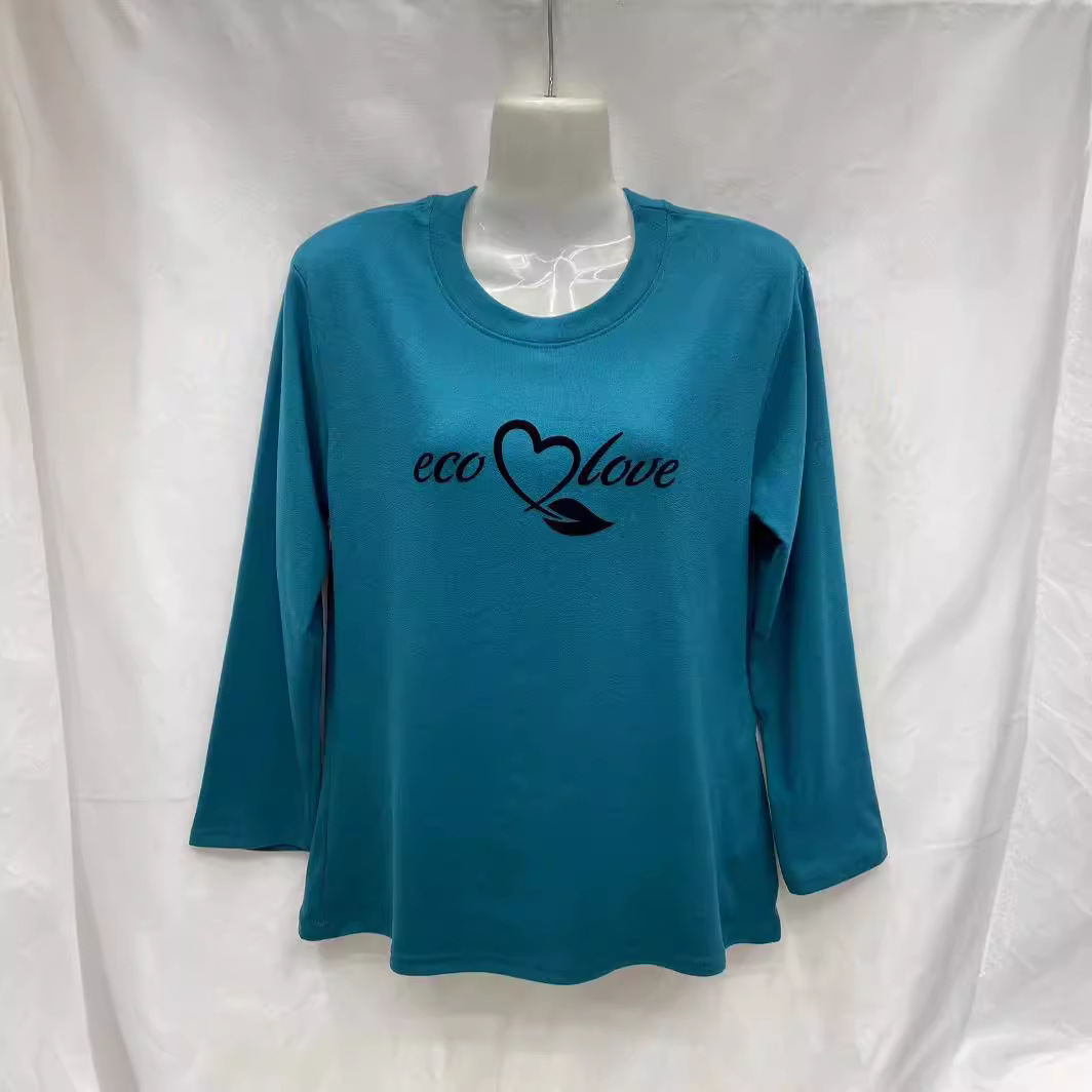 2025 Autumn Collection for Middle-Aged and Elderly Women: Plus Size Double-Sided German Velvet Long-Sleeve T-Shirt, Mom's Autumn Base Layer Top