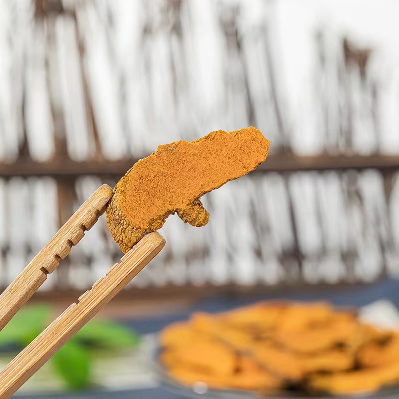 Turmeric Slices Chinese Herbal Medicine Special Grade Authentic Sliced Turmeric Old Turmeric Grindable Turmeric Powder Free Shipping 500g