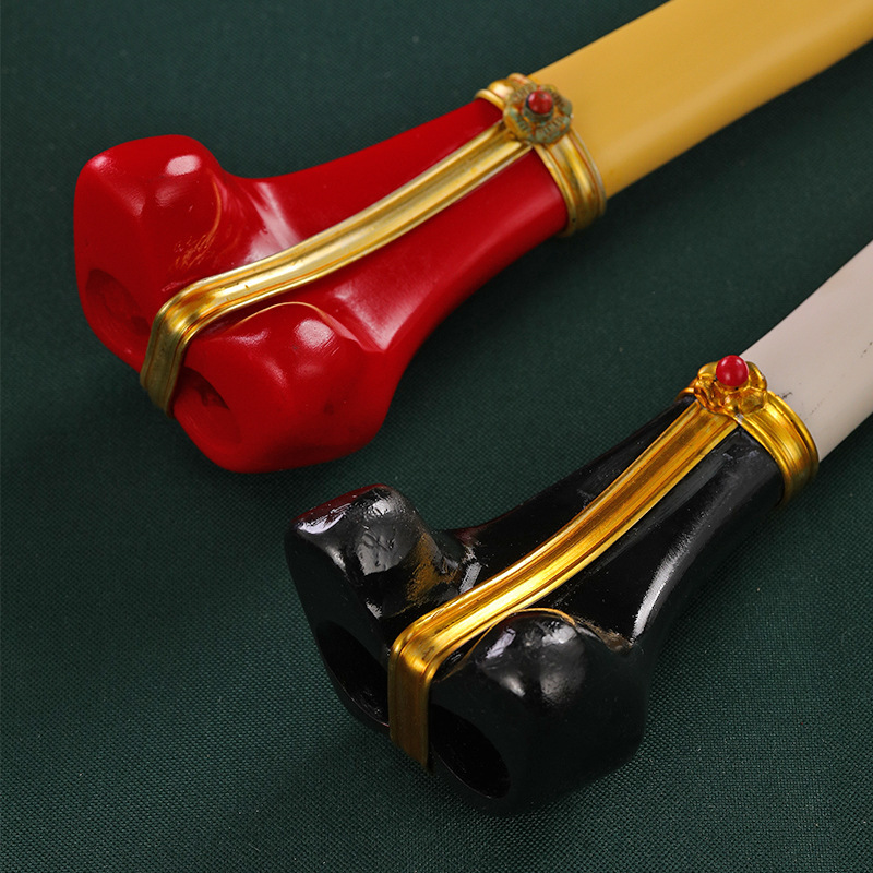 Nepalese Bone Flute Made of Resin, Xizang-Style Musical Instrument, Polished and Smooth Xizang Religious Instrument