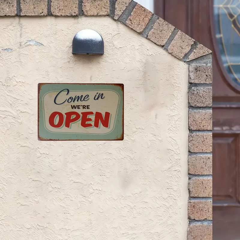 Retro Iron Painter Home Bar Restaurant Decorations Hanging Paintings Wall Decor Signs Amazon Aliexpress Supply