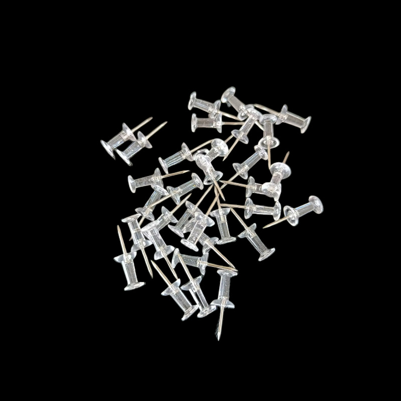 Прозрачные I-образные гвозди для ручной работы, гвозди для пробковой доски, булавки для детского сада