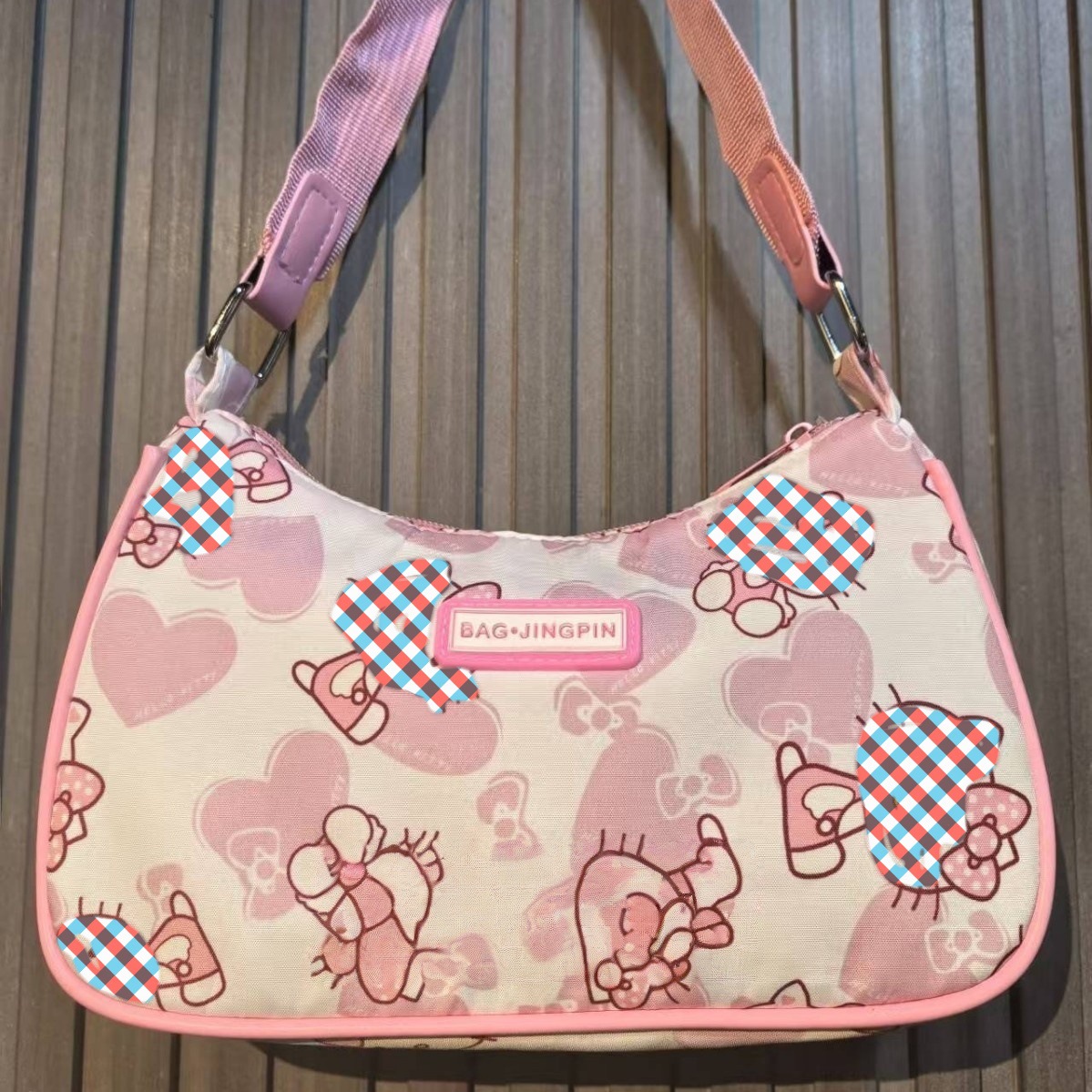 Сумка-картинка Котик Новая Милая Сумка Подмышечная Сумка для Девочек Сумка на Плечо Нишевый Картонный Кошелек