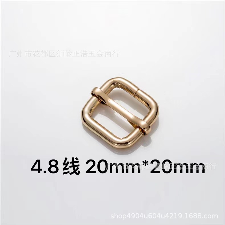 Luggage hardware accessories metal adjustment square buckle wire DIY pull core buckle Japanese buckle various specifications color spot
