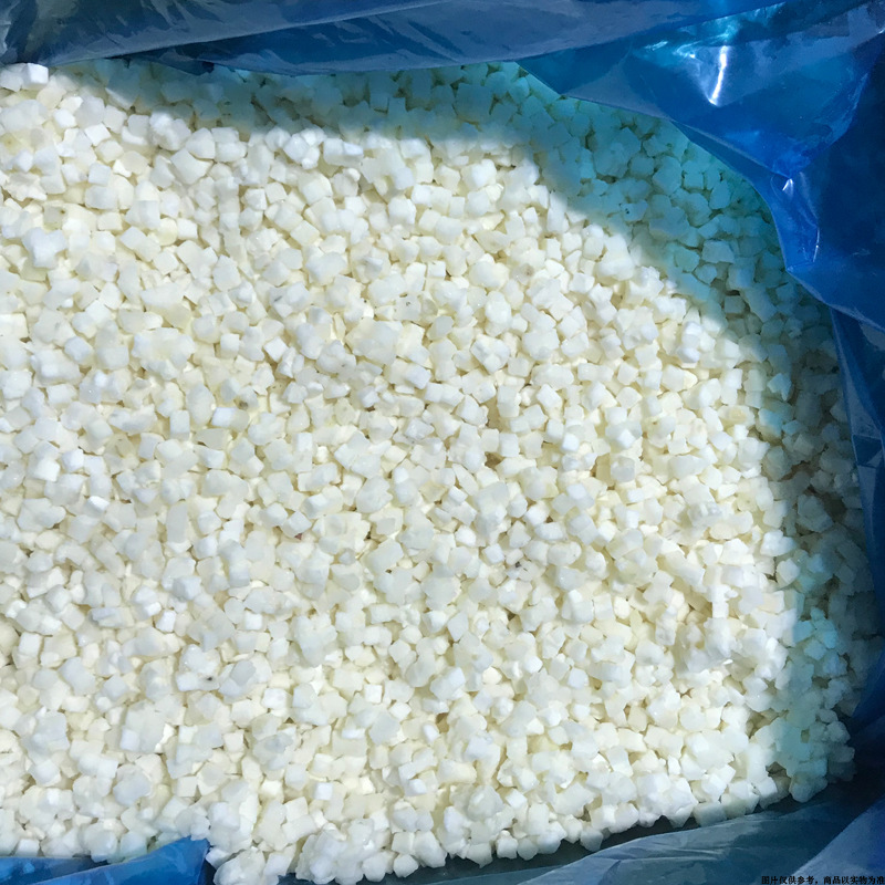 Guangxi Quick-Frozen Water Chestnut Diced Wonton Dumpling Filling Sugar Water Milk Tea Taro Balls Shrimp Slippery Small Ingredients Water Chestnut Diced 6mm