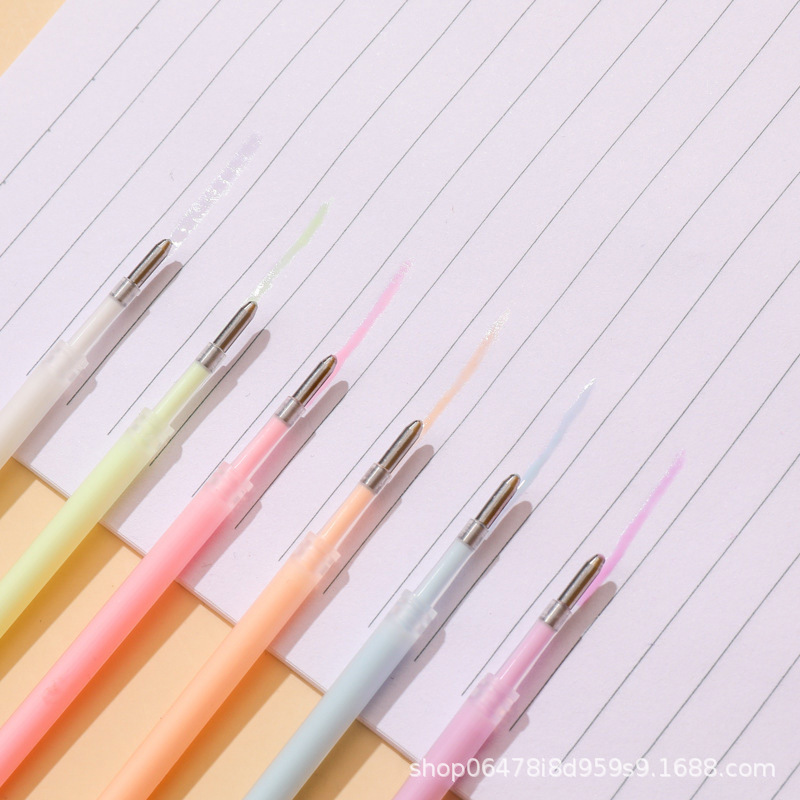 Press-to-use glue dispensing pen hand-account pen-type sticker quick-drying precise application of hand-account glue creative stationery