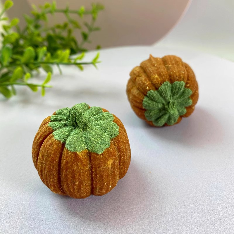 Totoro Molars, Hamster Snacks, Mini Pumpkin Hamster Landscaping Grass Cake Toys, Golden Bears, Rabbits, Handmade Snacks