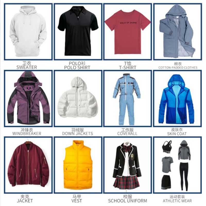 Clothes Customization Oem Processing Factory Sweatshirt Customization Work Clothes T-Shirt Jacket Clothing Processing Customization Small Batch