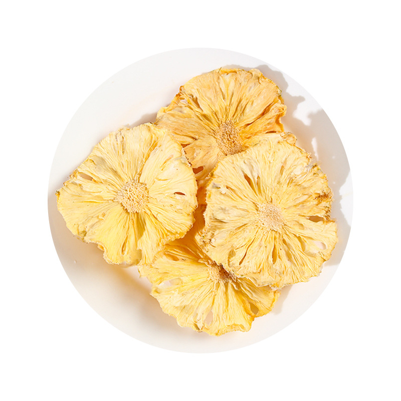 Dried Pineapple Slices, Dried Pineapple Slices, Diced Pineapple, Ready-To-Eat Soaked in Water, Popular Fruit Tea, Wholesale from Manufacturer, Free Shipping 500g