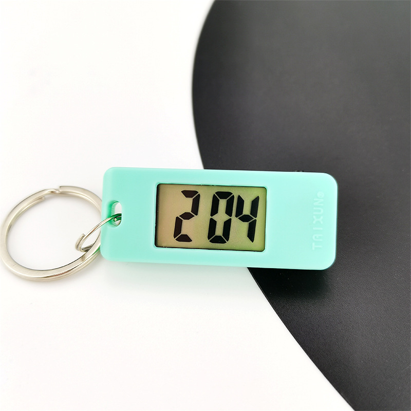 Student Keychain Table Creative Candy Color Mute Digital Electronic Watch Gift Portable Mini Clock