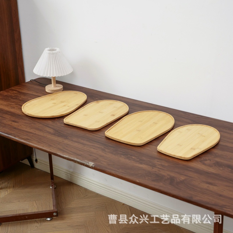 Cross-Border Blender Mobile Mat Stand Mixer Tray Kitchen Appliance Coffee Machine Non-Slip Mat Wooden Tray