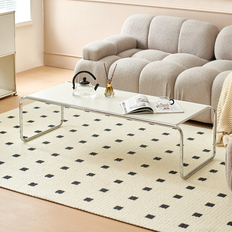 Комбинация столиков для гостиной, кофейный столик для маленькой квартиры, кремовый стиль, прямоугольный телескопический маленький чайный стол, креативный средневековый стол