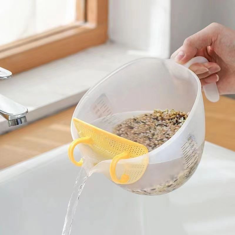 New egg filter bowl rice washing small fruit cleaning bowl egg cup direct food grade kitchen measuring cup with the same style