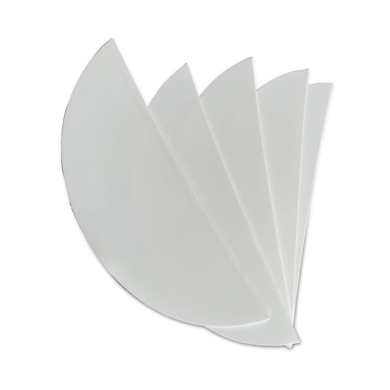 White PE plastic sheet sunscreen visor styling brim hat accessories hat material factory processing