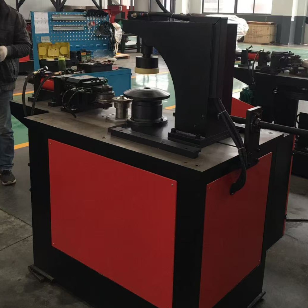 Cupping Machine Cnc Machinery Equipment Head Cupping Machine Hydraulic Automatic Closing Machine Small Head Cupping Machine Manufacturer