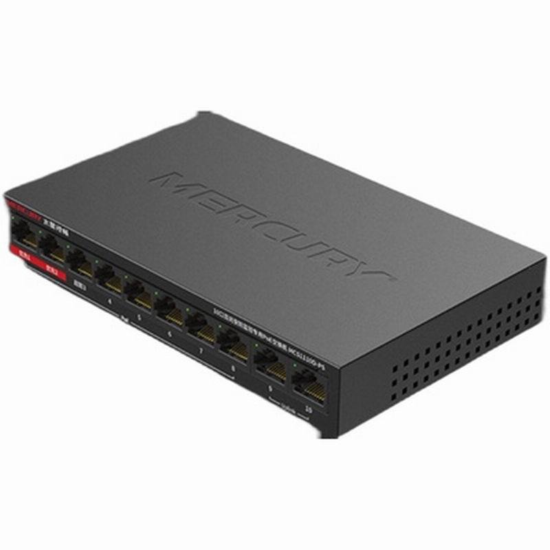 MERCURY Mercury MSG10CPS Gigabit 10 PoE Switch Camera 65WAP Power Supply MS10CPS