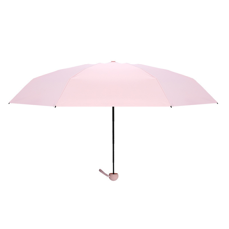 50% off Sun Umbrella Compact Portable Parasol Sun Protection Uv Protection Umbrella Women's Rain or Shine Pocket Umbrella Steel Bone
