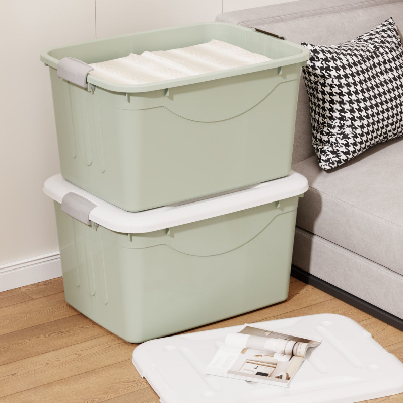 Пластиковая Хранительская Коробка Большой Вместимости Одежда Супер Большая Хранительская Коробка Организовать Хранение Игрушек с Крышкой