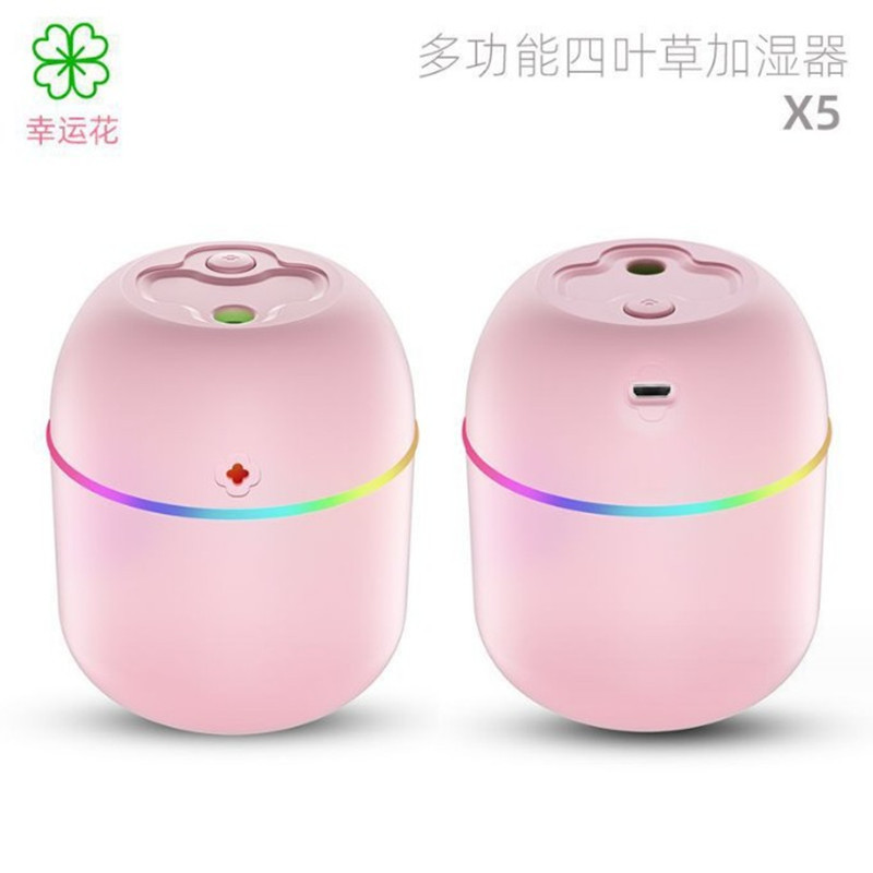 New Lucky Grass Air Humidifier USB Desktop Home Car Mini Humidifier Logo Essential Oil Aromatherapy Machine