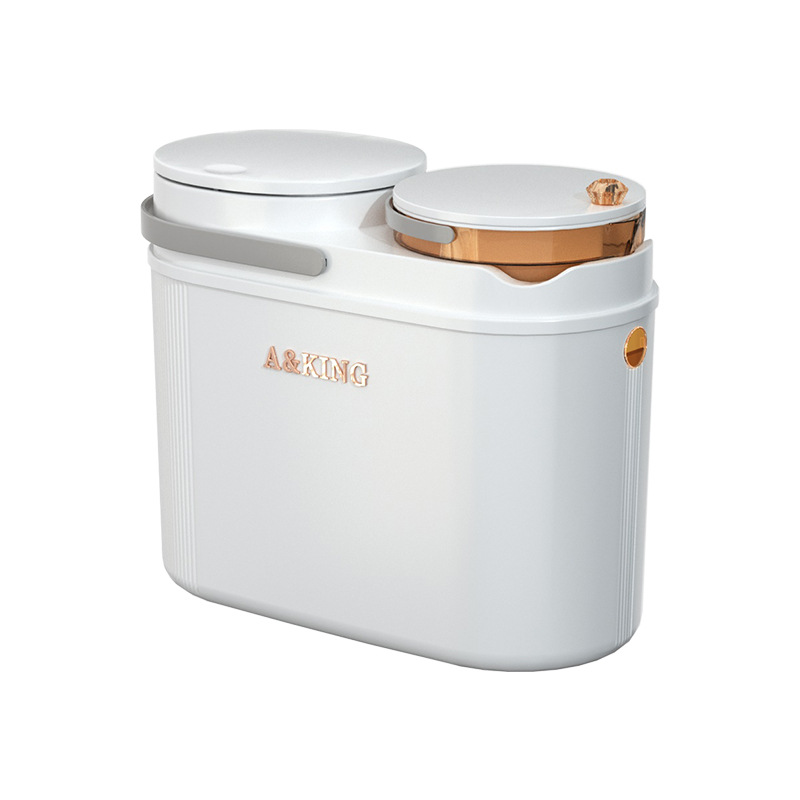 Household Dry and Wet Separation Trash Bin Living Room Office Tea Bucket Waste Water Bucket Tea Table Tea Dregs Filter Trash Bin