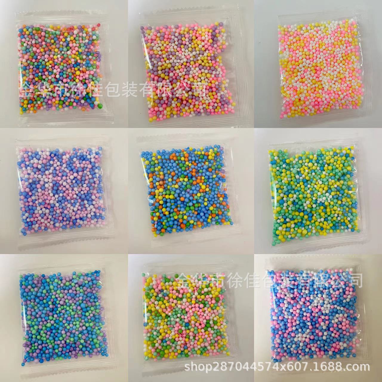 Маленькие карманные пенопластовые частицы пенопластовые шарики макаронного цвета пенопластовые бусины DIY материал для слайма