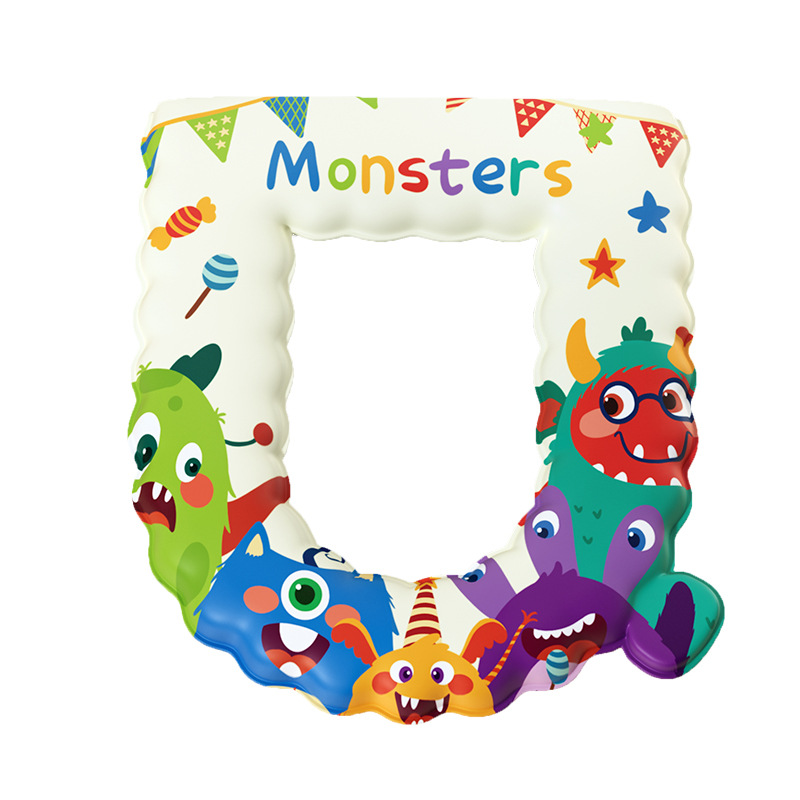 Toilet seat cushion paste cushion universal waterproof toilet cover adsorption household toilet seat cushion washing toilet cover go out