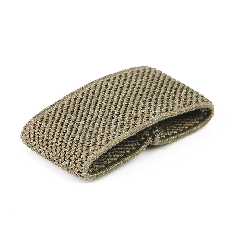 in stock wholesale twill stretch belt loop elastic circle pants belt belt loop tail clip webbing clip nylon