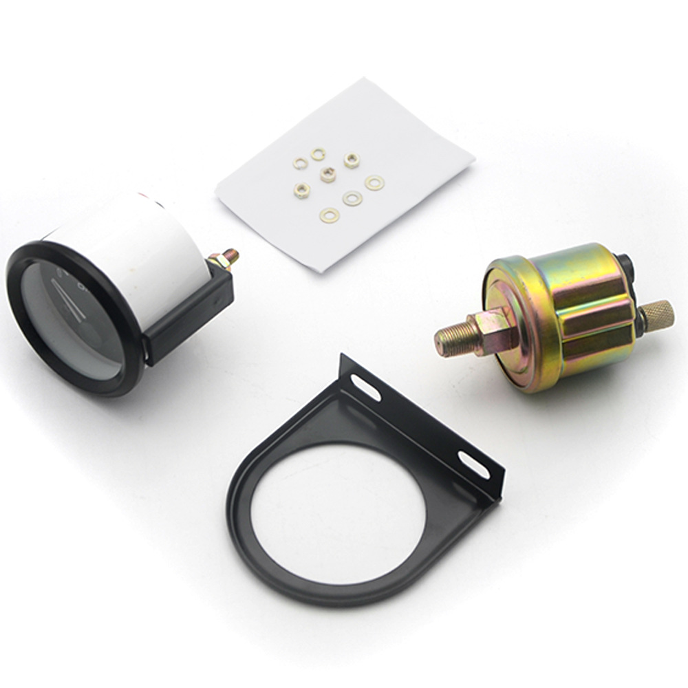 2"52mm Car Oil Pressure Gauge Oil Pressure Gauge kg Modified Car Instrument