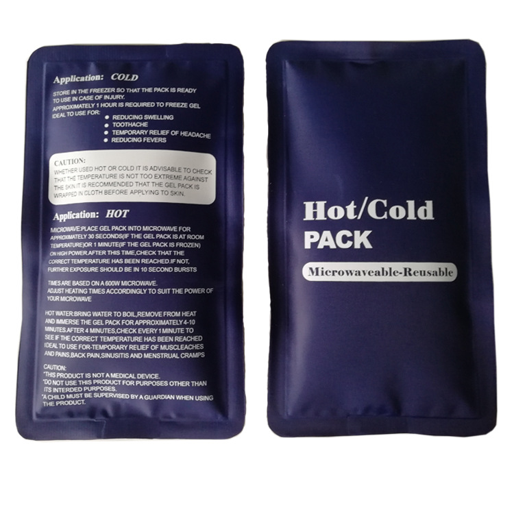 Jiangsu manufacturers supply hot and cold bags for hot and cold compress long condensate polyester cloth ice bags for microwave heating hot and cold