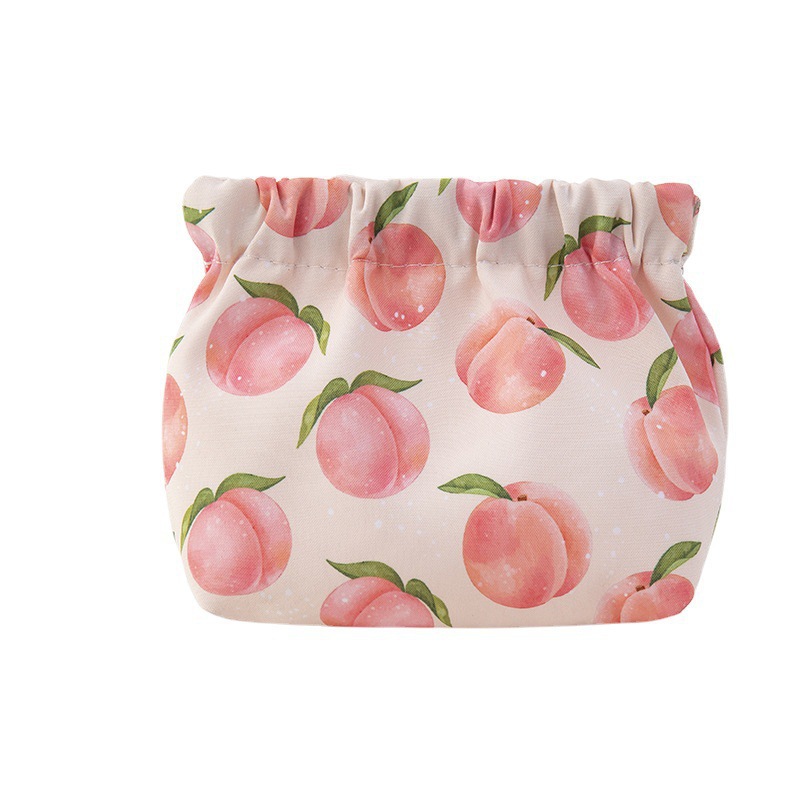 Automatic Closing Storage Bag with Snap Closure, Baby's Portable Coin Purse, Women's Cosmetic Key Storage Bag, Portable