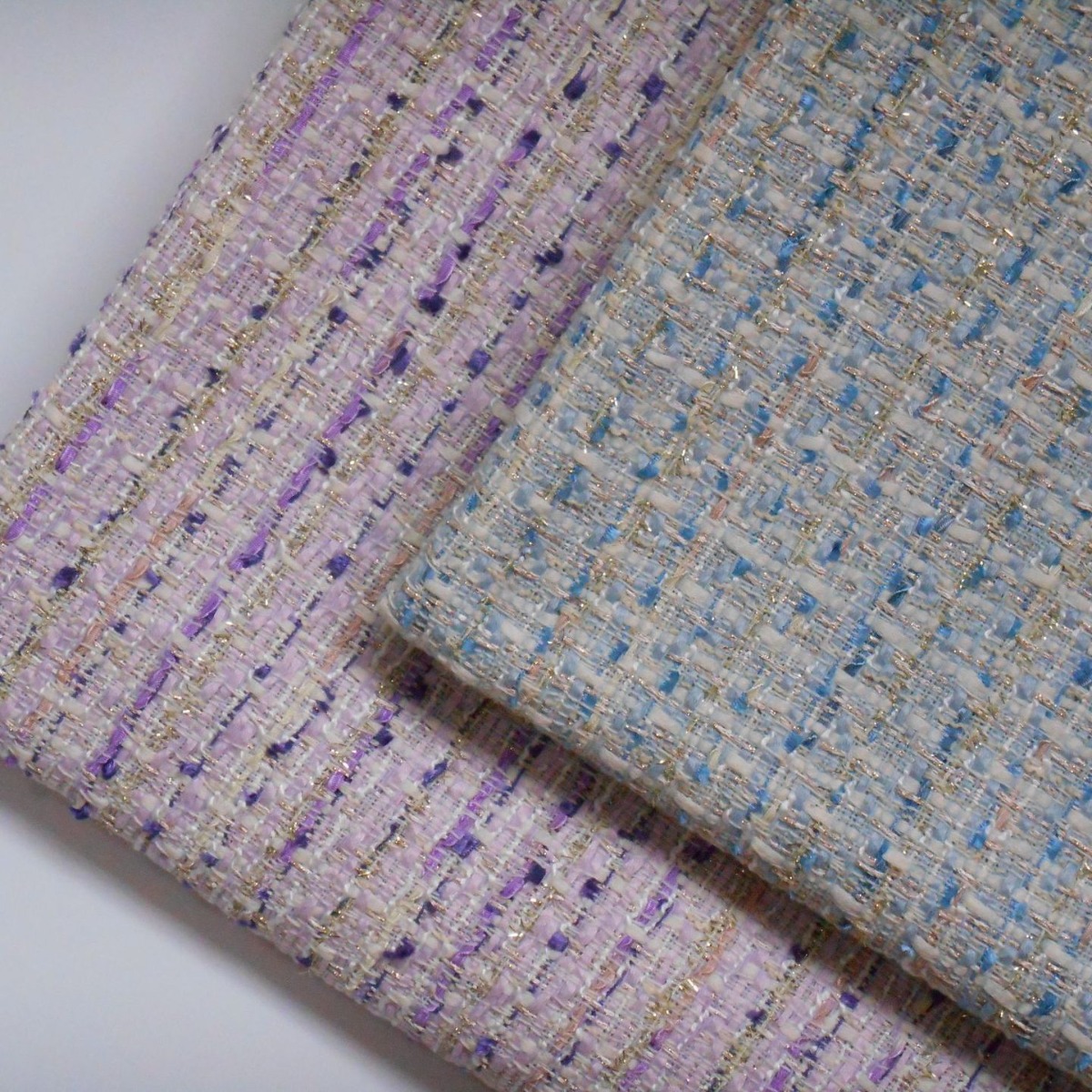 Factory wholesale Xiangfeng woven tweed 2021 spring fabric