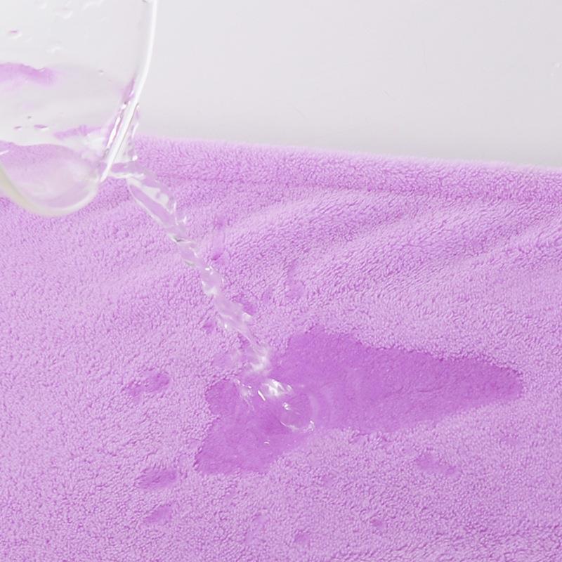 Single-layer Hair Drying Hat Hair Wrapping Towel Coral Fleece Absorbent Quick-drying Shower Cap Adult Dormitory Long Hair Drying Towel Hair Washing Towel